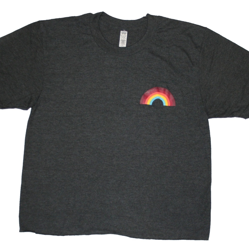 EL ROAD - Rainbow Boyfriend Crop T-Shirt